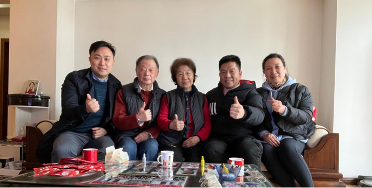 农工党区工委综合二支部看望退休老党员涂庆祥、丁治桂
